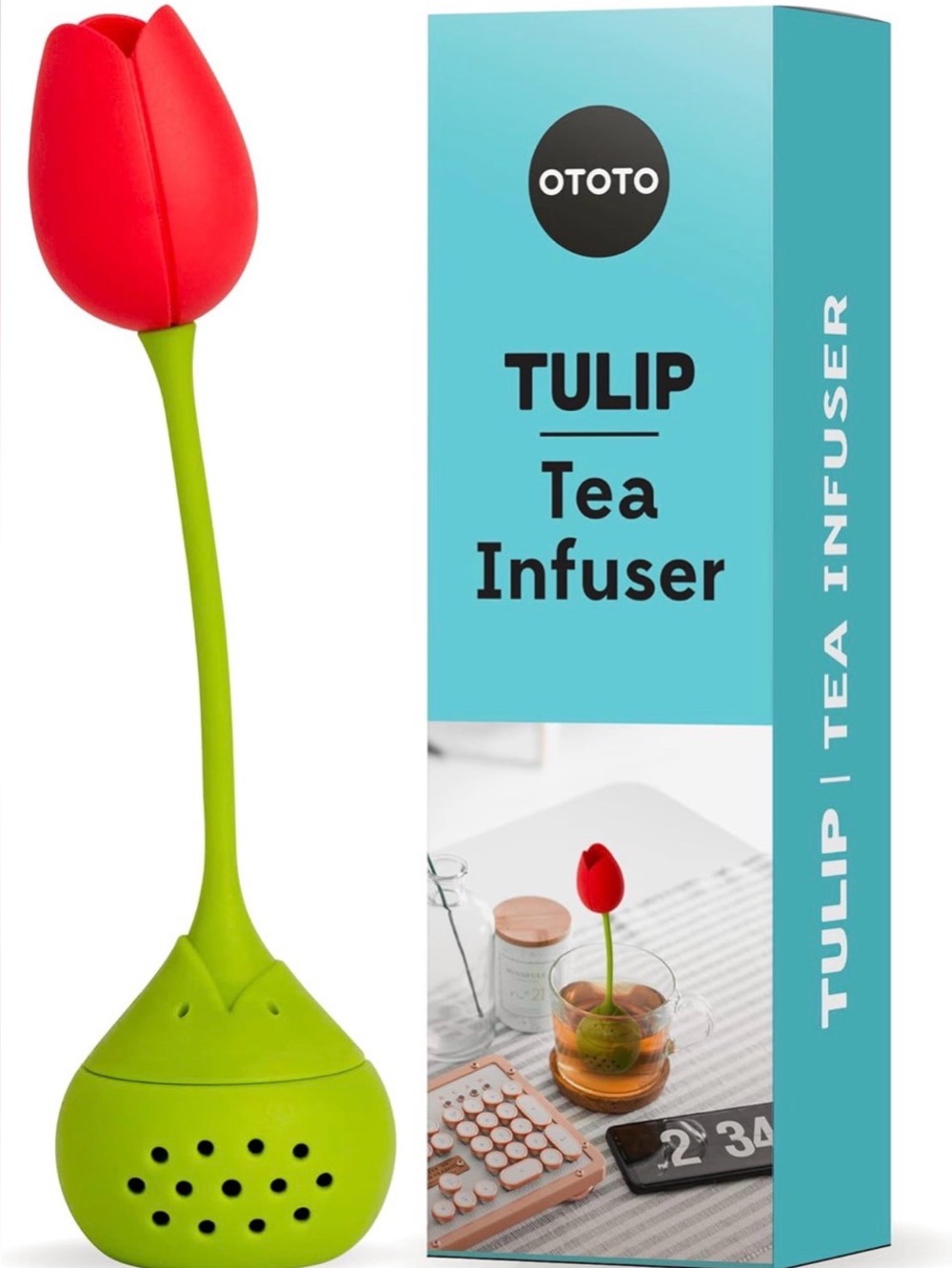 OTOTO Tulip Tea Infuser- Loose Leaf Tea Steeper, Tea Diffusers, Tea Infuser NEW